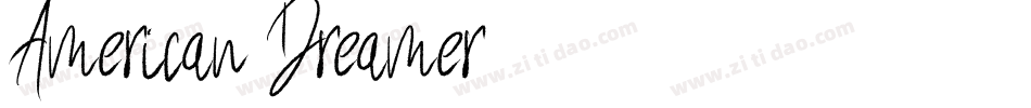 American Dreamer字体转换